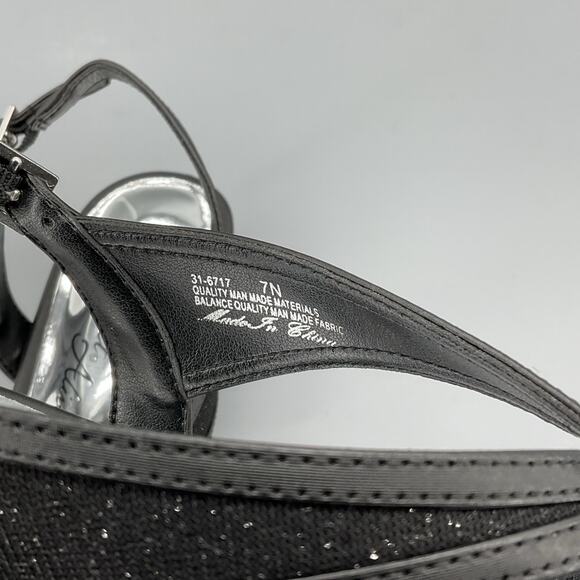 NEW Easy Street Women’s Tristen Dance Flex Outsole Sandals Black Size 7N - Picture 5 of 10